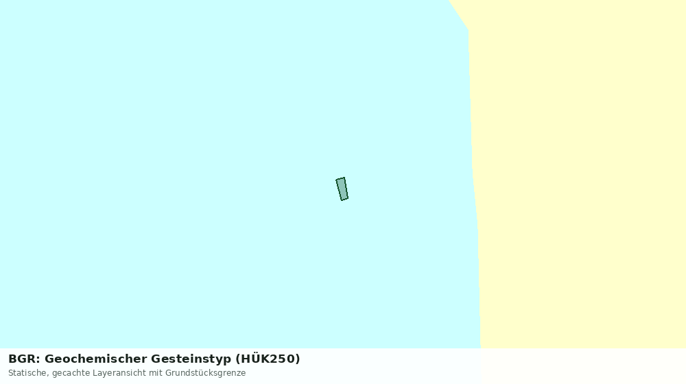Statische Kartenansicht: BGR: Geochemischer Gesteinstyp (HÜK250)