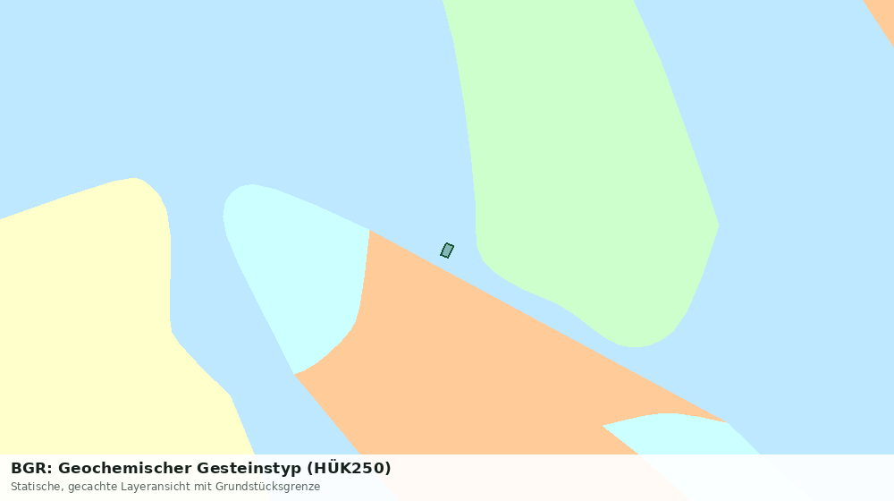 Statische Kartenansicht: BGR: Geochemischer Gesteinstyp (HÜK250)