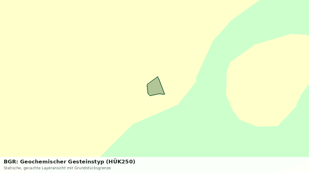 Statische Kartenansicht: BGR: Geochemischer Gesteinstyp (HÜK250)