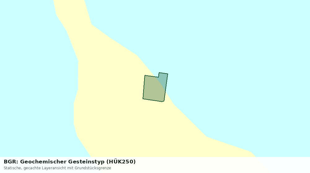 Statische Kartenansicht: BGR: Geochemischer Gesteinstyp (HÜK250)