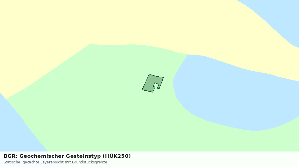 Statische Kartenansicht: BGR: Geochemischer Gesteinstyp (HÜK250)