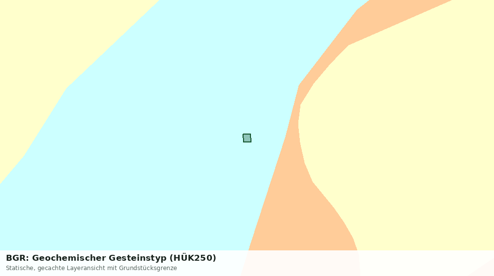 Statische Kartenansicht: BGR: Geochemischer Gesteinstyp (HÜK250)