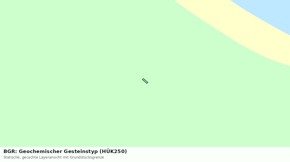 Statische Kartenansicht: BGR: Geochemischer Gesteinstyp (HÜK250)