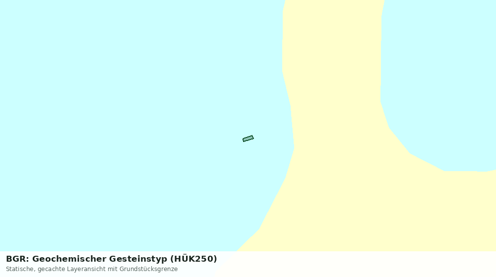 Statische Kartenansicht: BGR: Geochemischer Gesteinstyp (HÜK250)