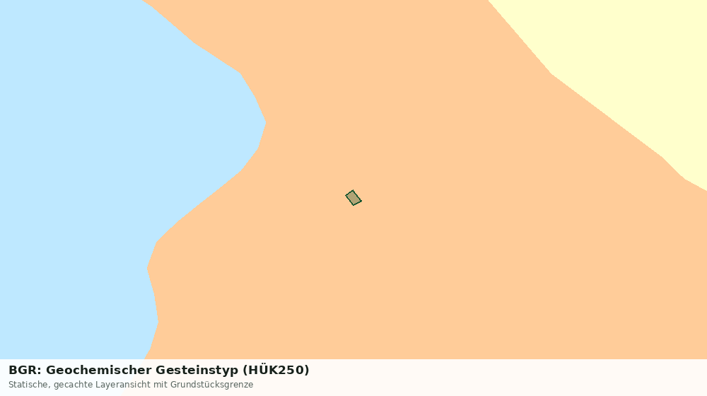 Statische Kartenansicht: BGR: Geochemischer Gesteinstyp (HÜK250)