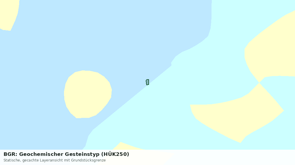 Statische Kartenansicht: BGR: Geochemischer Gesteinstyp (HÜK250)