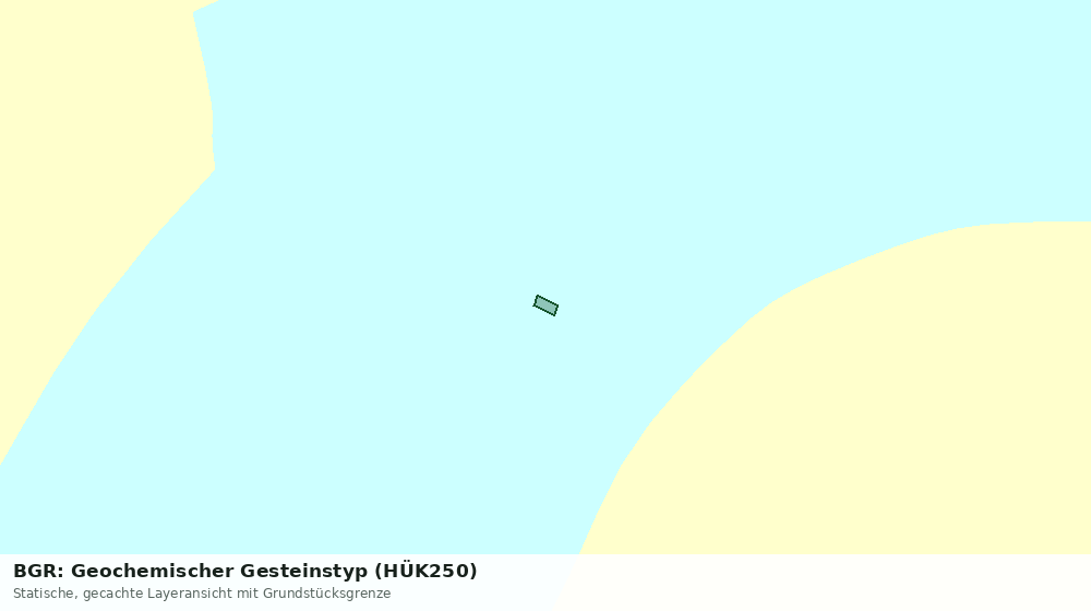 Statische Kartenansicht: BGR: Geochemischer Gesteinstyp (HÜK250)
