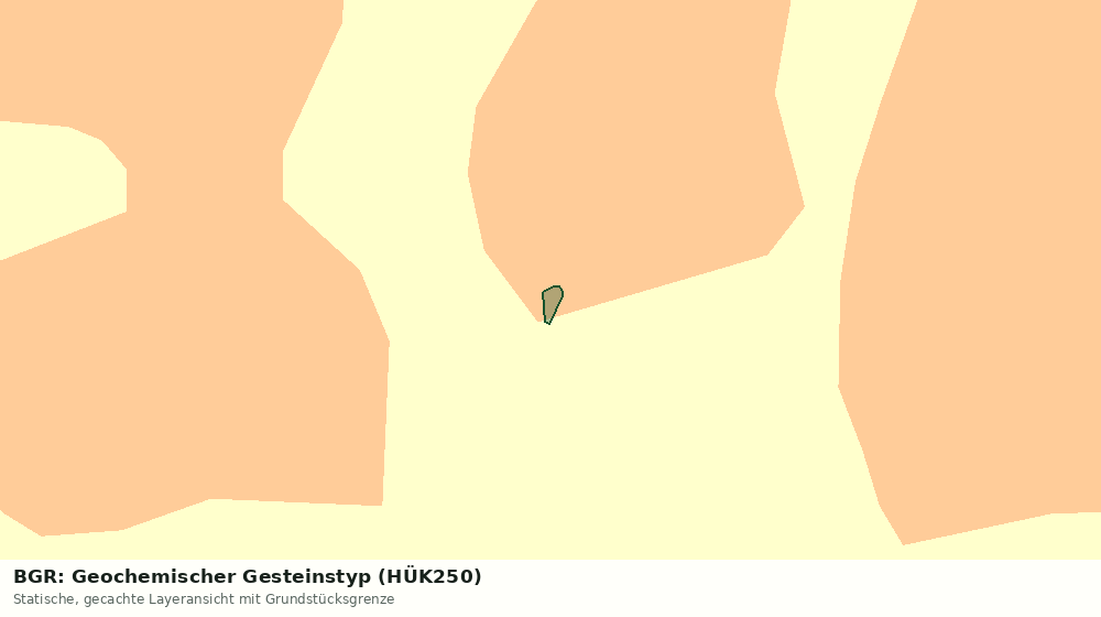 Statische Kartenansicht: BGR: Geochemischer Gesteinstyp (HÜK250)