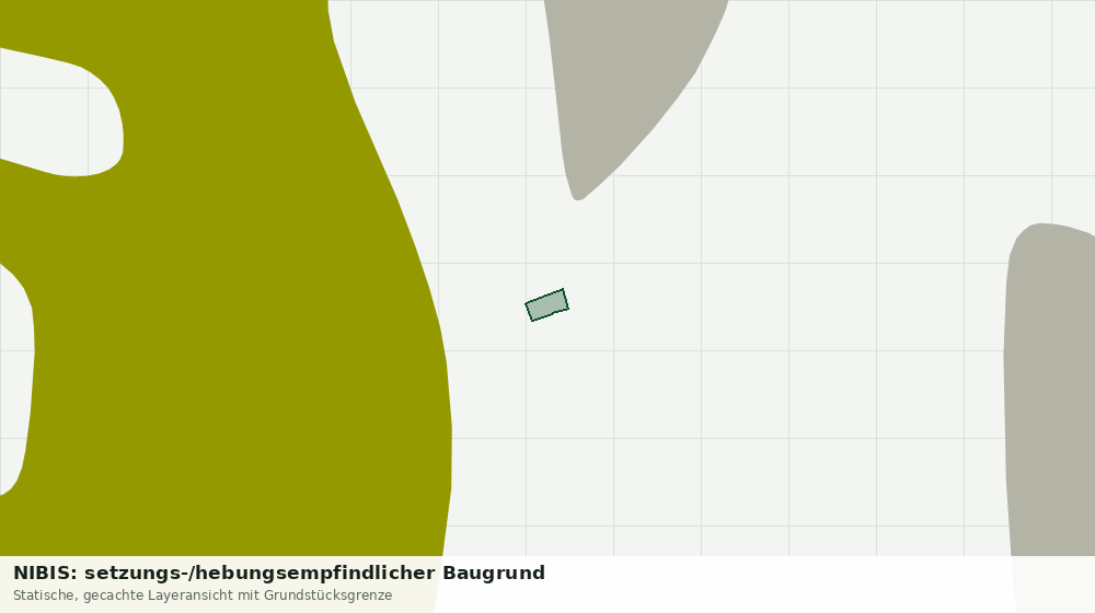 Statische Kartenansicht: NIBIS: setzungs-/hebungsempfindlicher Baugrund
