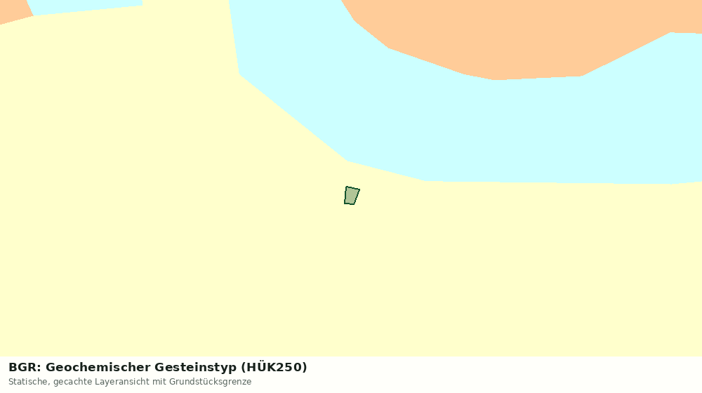 Statische Kartenansicht: BGR: Geochemischer Gesteinstyp (HÜK250)
