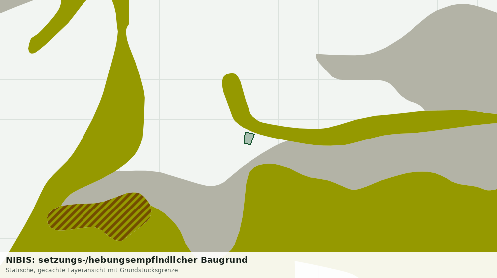 Statische Kartenansicht: NIBIS: setzungs-/hebungsempfindlicher Baugrund