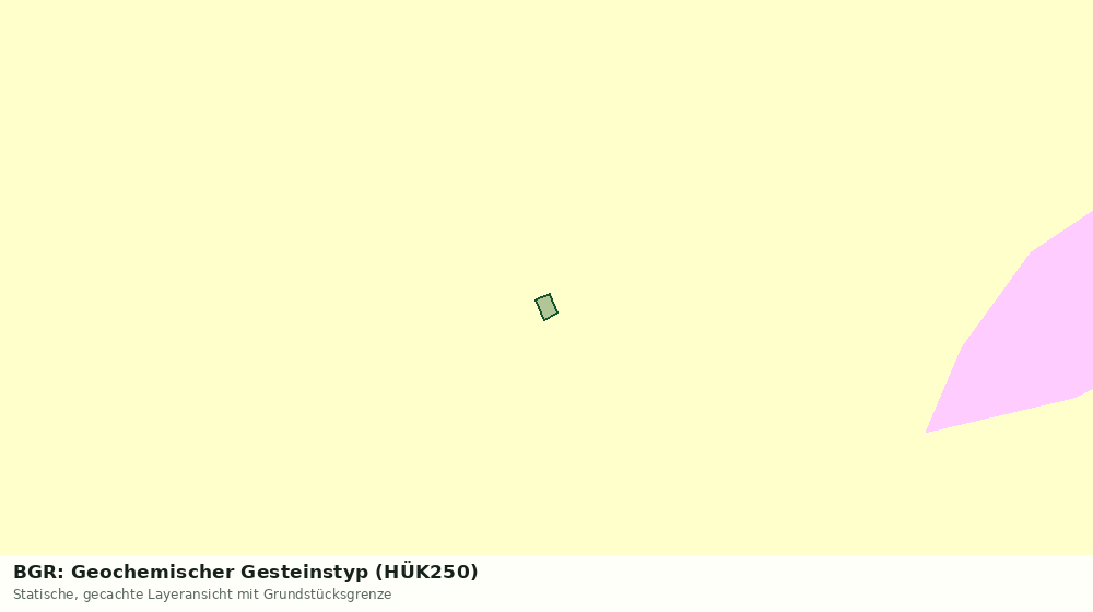 Statische Kartenansicht: BGR: Geochemischer Gesteinstyp (HÜK250)