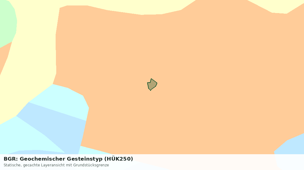 Statische Kartenansicht: BGR: Geochemischer Gesteinstyp (HÜK250)
