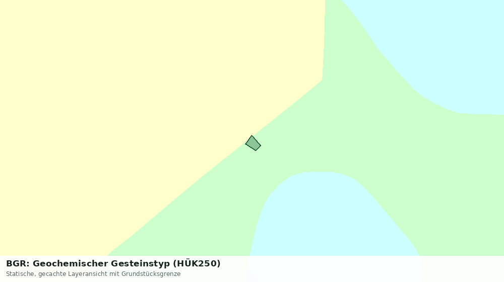 Statische Kartenansicht: BGR: Geochemischer Gesteinstyp (HÜK250)