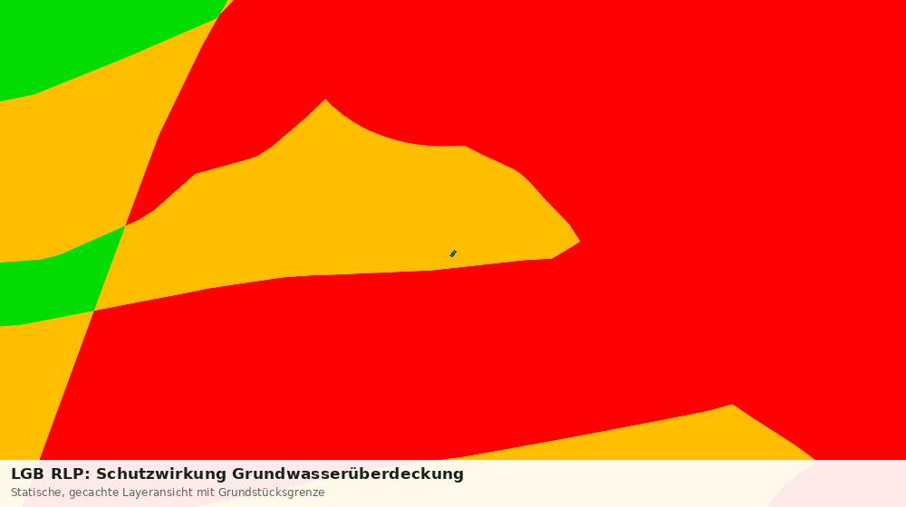 Statische Kartenansicht: LGB RLP: Schutzwirkung Grundwasserüberdeckung