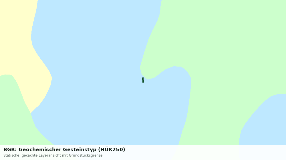 Statische Kartenansicht: BGR: Geochemischer Gesteinstyp (HÜK250)