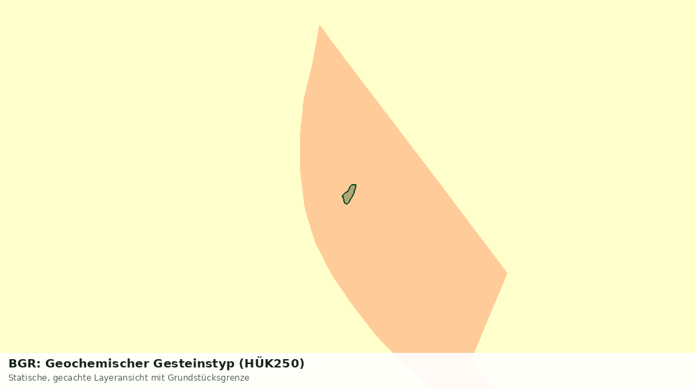 Statische Kartenansicht: BGR: Geochemischer Gesteinstyp (HÜK250)