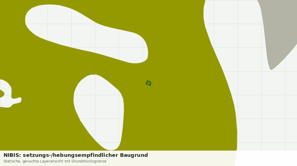 Statische Kartenansicht: NIBIS: setzungs-/hebungsempfindlicher Baugrund