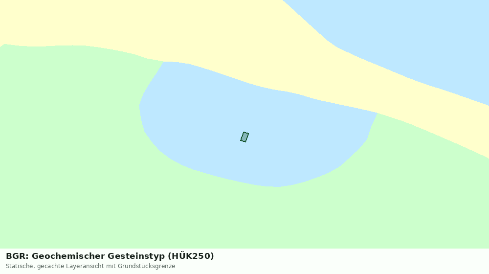 Statische Kartenansicht: BGR: Geochemischer Gesteinstyp (HÜK250)