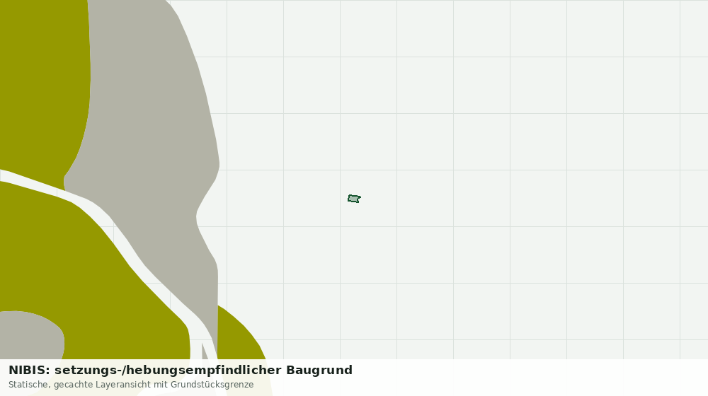 Statische Kartenansicht: NIBIS: setzungs-/hebungsempfindlicher Baugrund