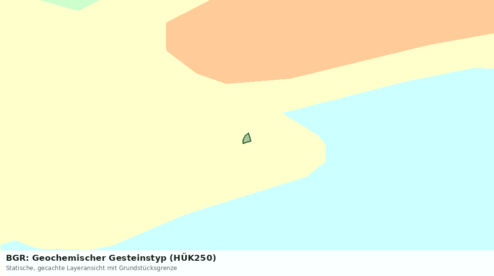 Statische Kartenansicht: BGR: Geochemischer Gesteinstyp (HÜK250)