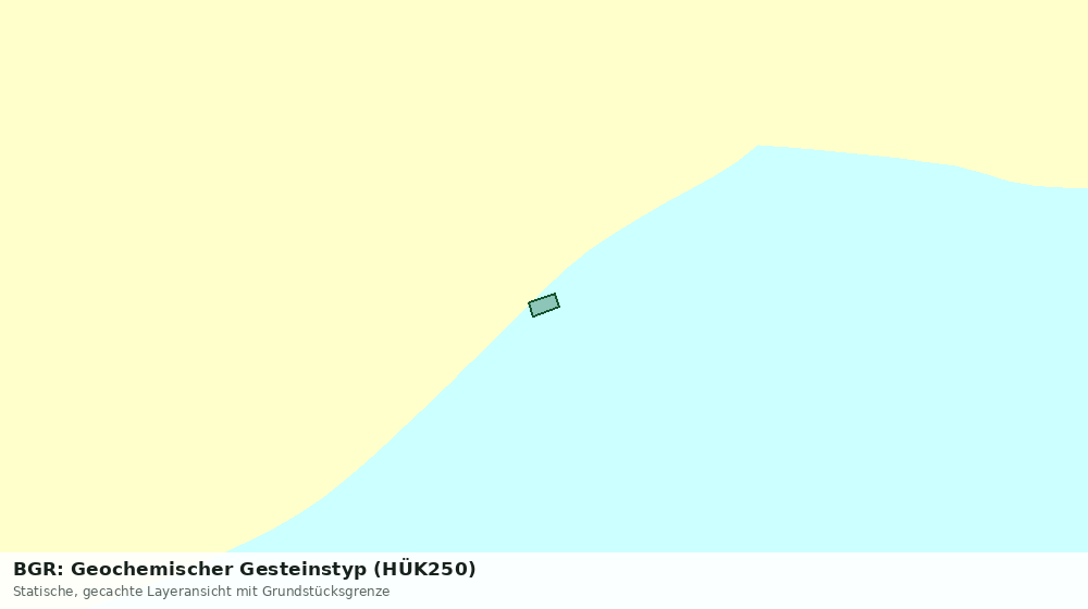Statische Kartenansicht: BGR: Geochemischer Gesteinstyp (HÜK250)