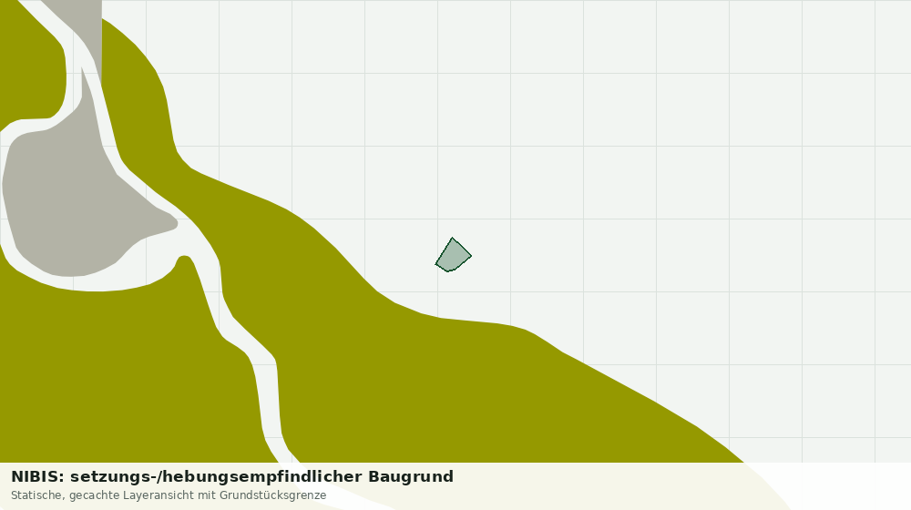 Statische Kartenansicht: NIBIS: setzungs-/hebungsempfindlicher Baugrund