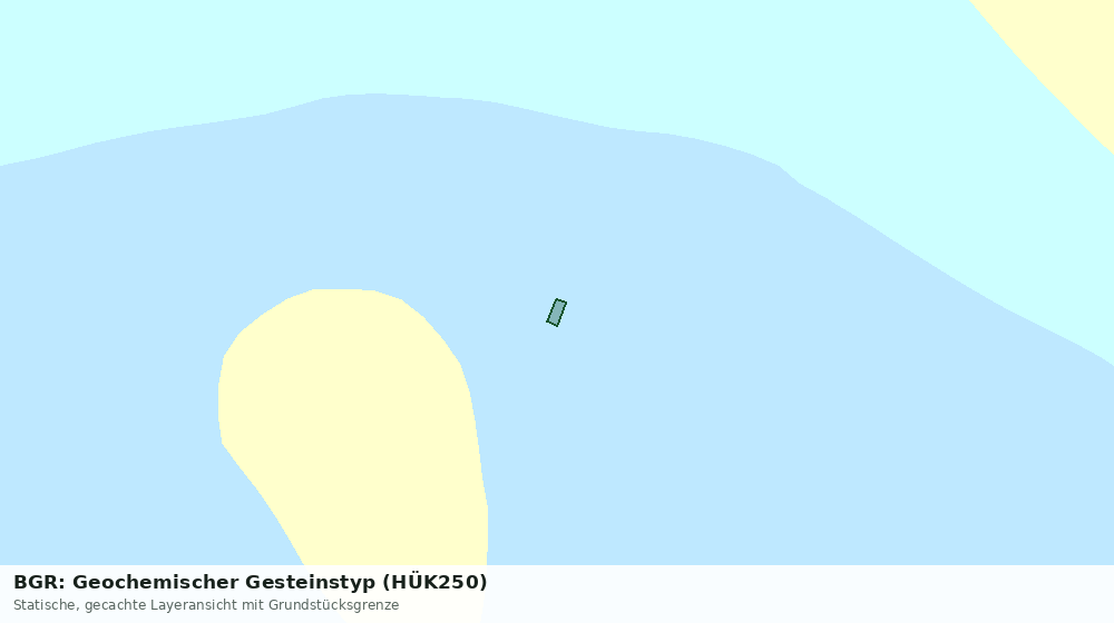 Statische Kartenansicht: BGR: Geochemischer Gesteinstyp (HÜK250)