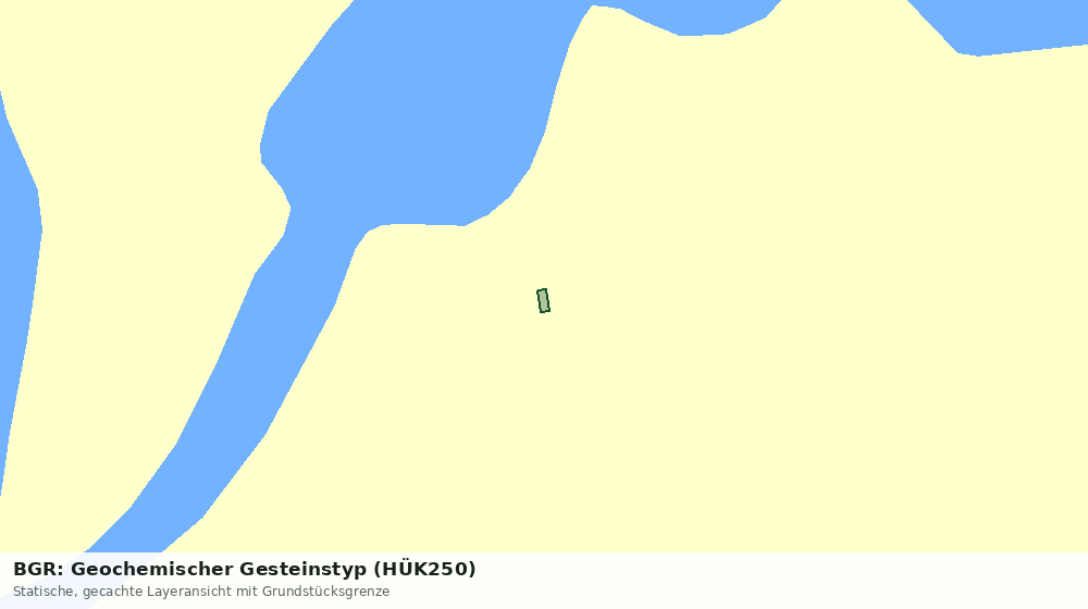 Statische Kartenansicht: BGR: Geochemischer Gesteinstyp (HÜK250)