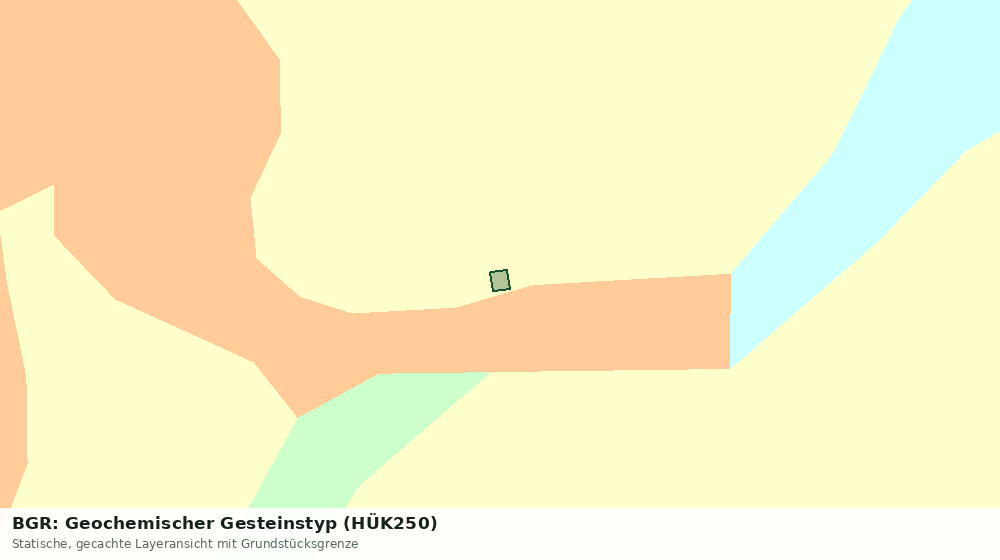 Statische Kartenansicht: BGR: Geochemischer Gesteinstyp (HÜK250)