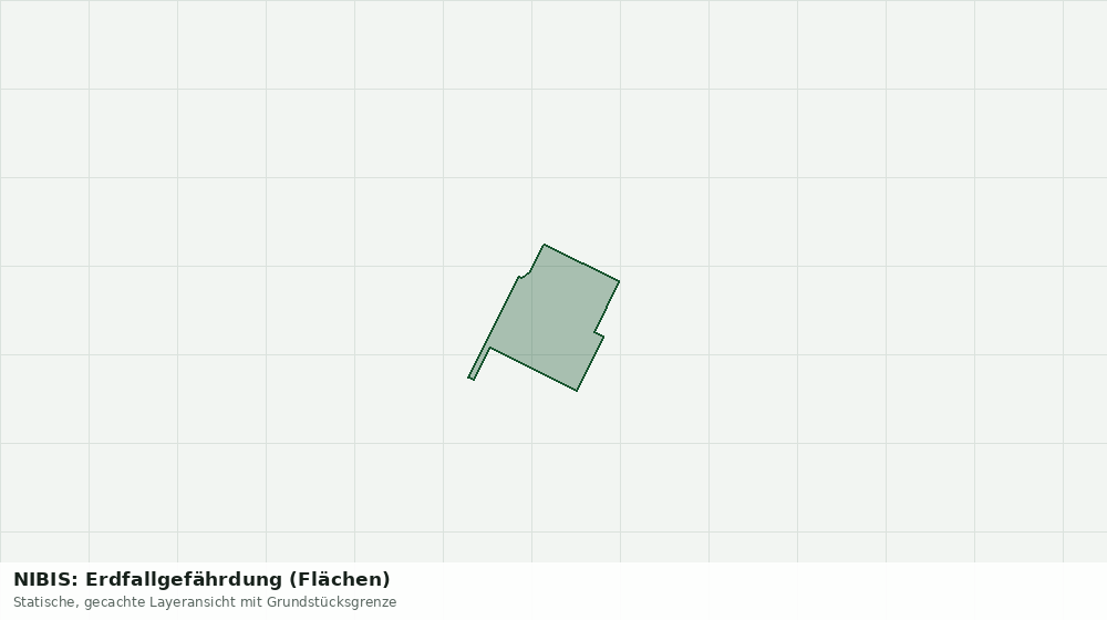 Statische Kartenansicht: NIBIS: Erdfallgefährdung (Flächen)