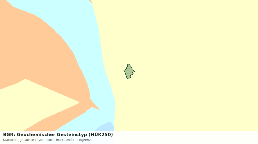 Statische Kartenansicht: BGR: Geochemischer Gesteinstyp (HÜK250)