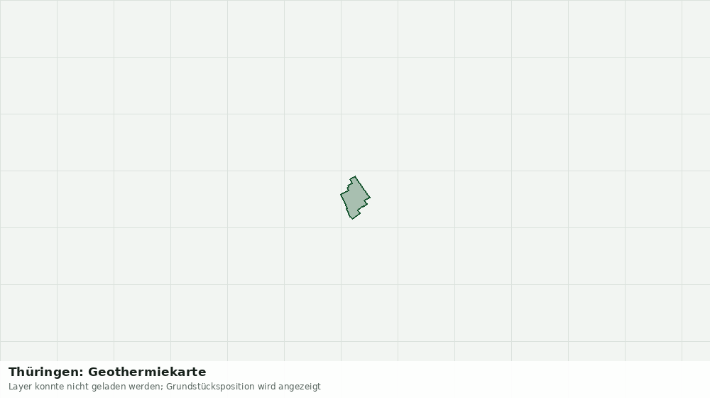 Statische Kartenansicht: Thüringen: Geothermiekarte
