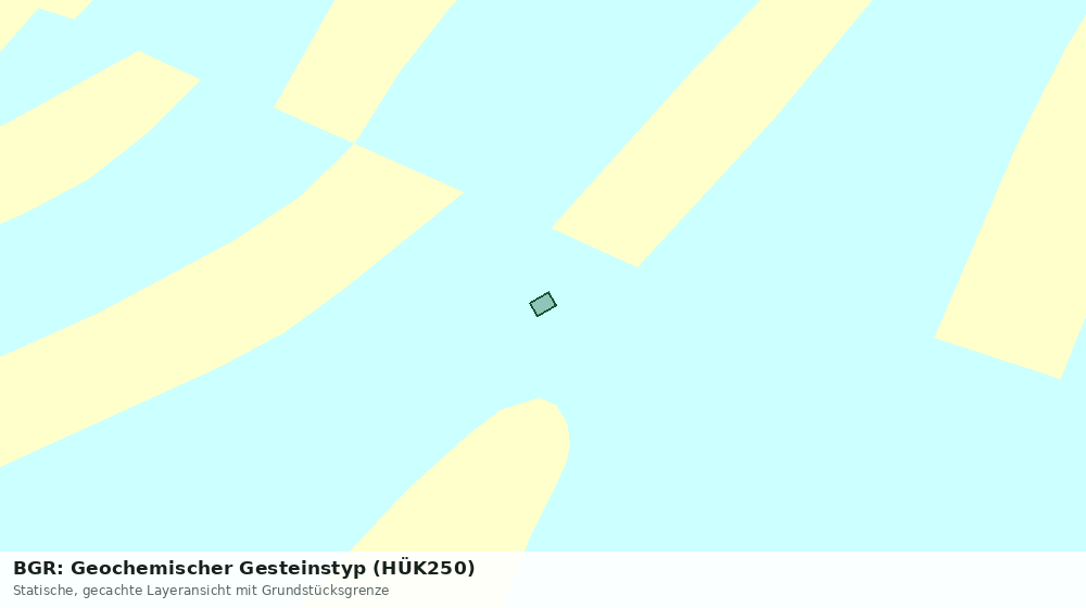 Statische Kartenansicht: BGR: Geochemischer Gesteinstyp (HÜK250)