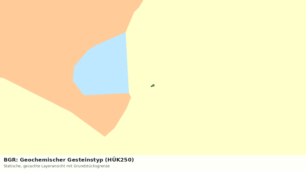 Statische Kartenansicht: BGR: Geochemischer Gesteinstyp (HÜK250)