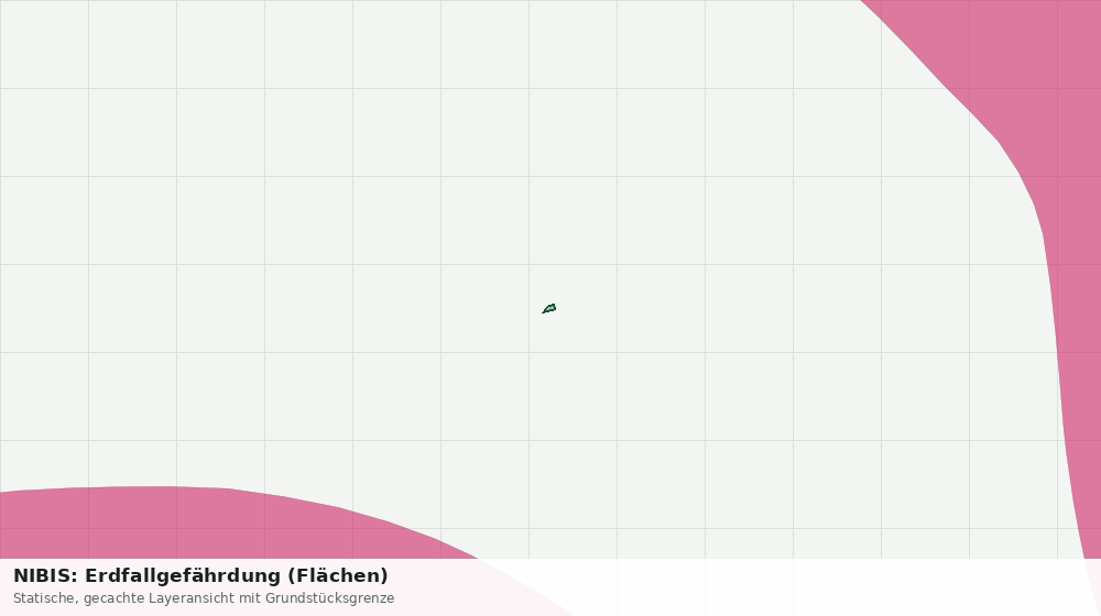 Statische Kartenansicht: NIBIS: Erdfallgefährdung (Flächen)