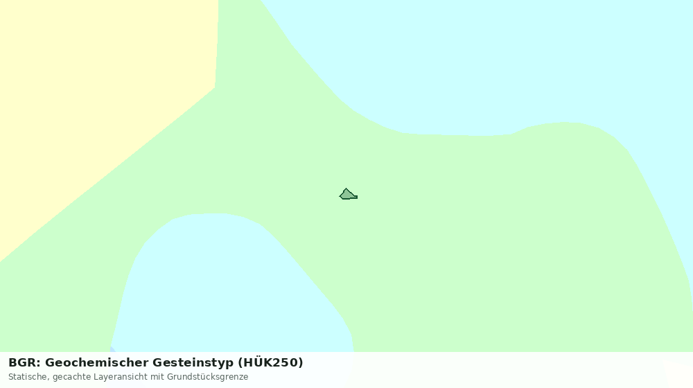 Statische Kartenansicht: BGR: Geochemischer Gesteinstyp (HÜK250)