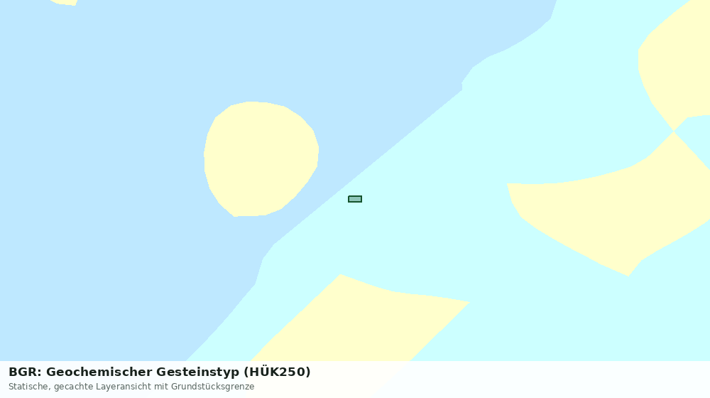 Statische Kartenansicht: BGR: Geochemischer Gesteinstyp (HÜK250)