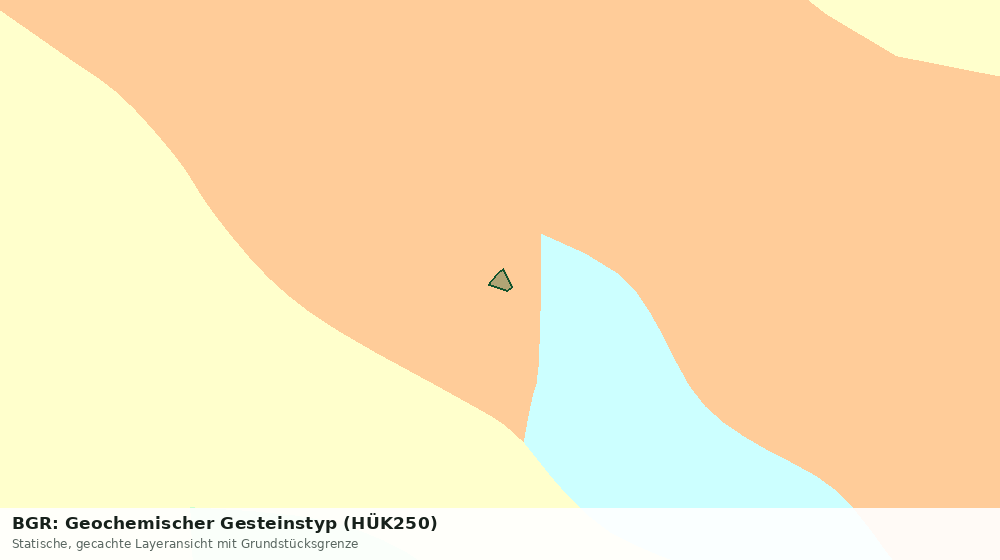 Statische Kartenansicht: BGR: Geochemischer Gesteinstyp (HÜK250)