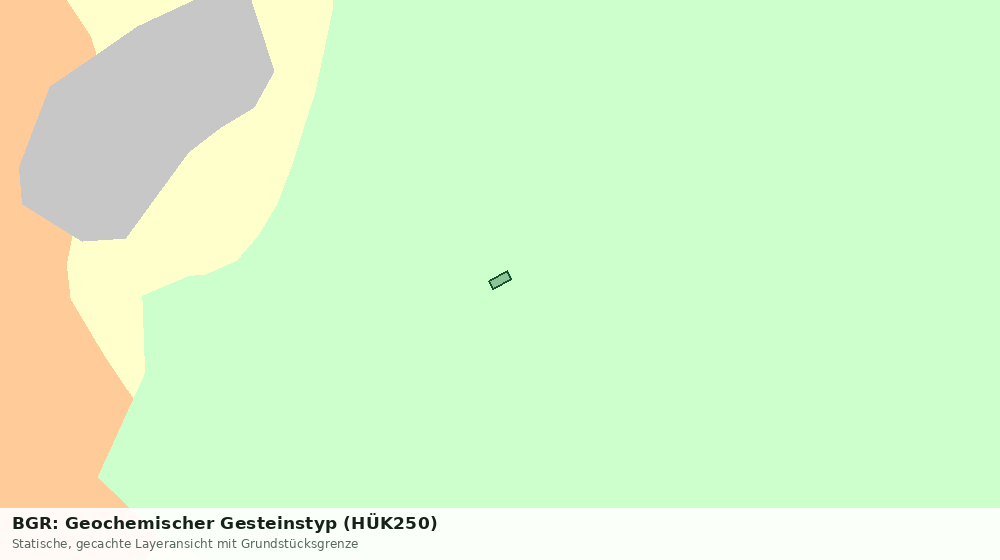 Statische Kartenansicht: BGR: Geochemischer Gesteinstyp (HÜK250)