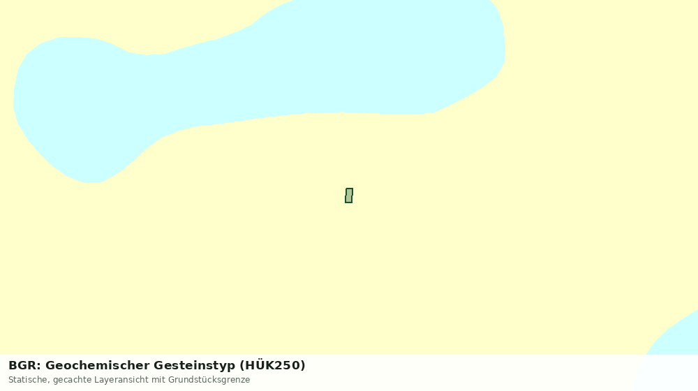 Statische Kartenansicht: BGR: Geochemischer Gesteinstyp (HÜK250)