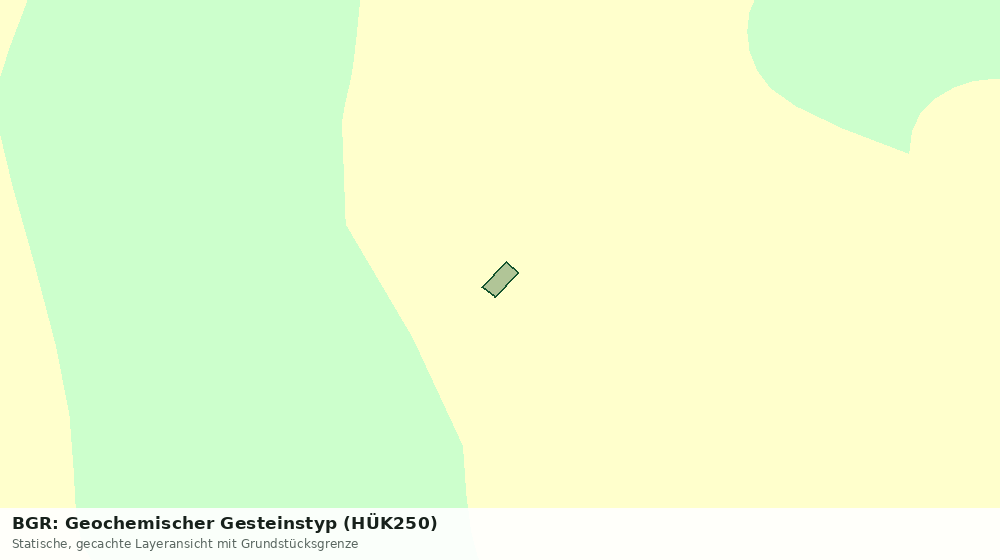 Statische Kartenansicht: BGR: Geochemischer Gesteinstyp (HÜK250)