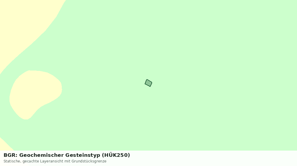 Statische Kartenansicht: BGR: Geochemischer Gesteinstyp (HÜK250)