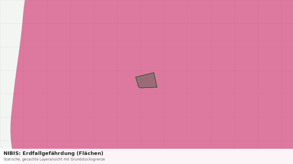 Statische Kartenansicht: NIBIS: Erdfallgefährdung (Flächen)