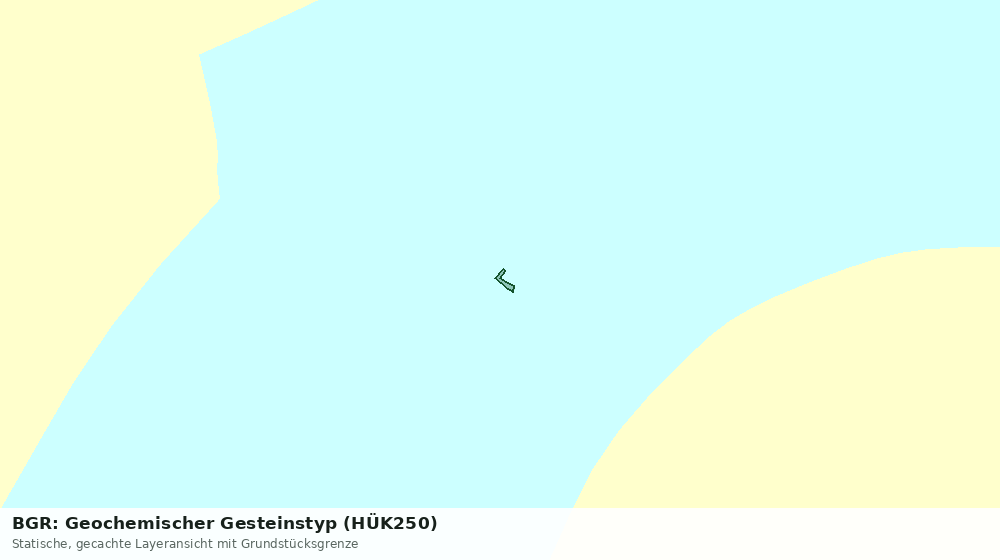 Statische Kartenansicht: BGR: Geochemischer Gesteinstyp (HÜK250)