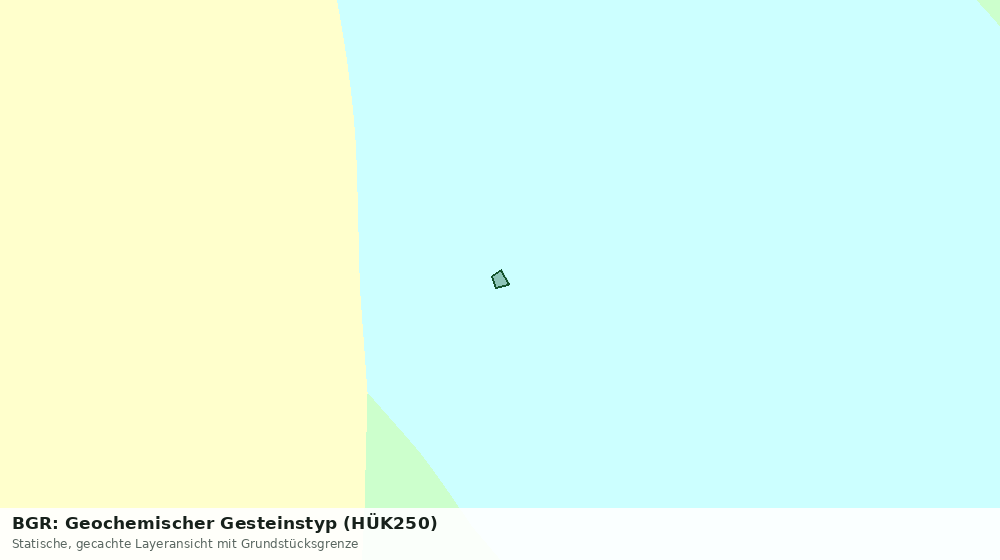 Statische Kartenansicht: BGR: Geochemischer Gesteinstyp (HÜK250)