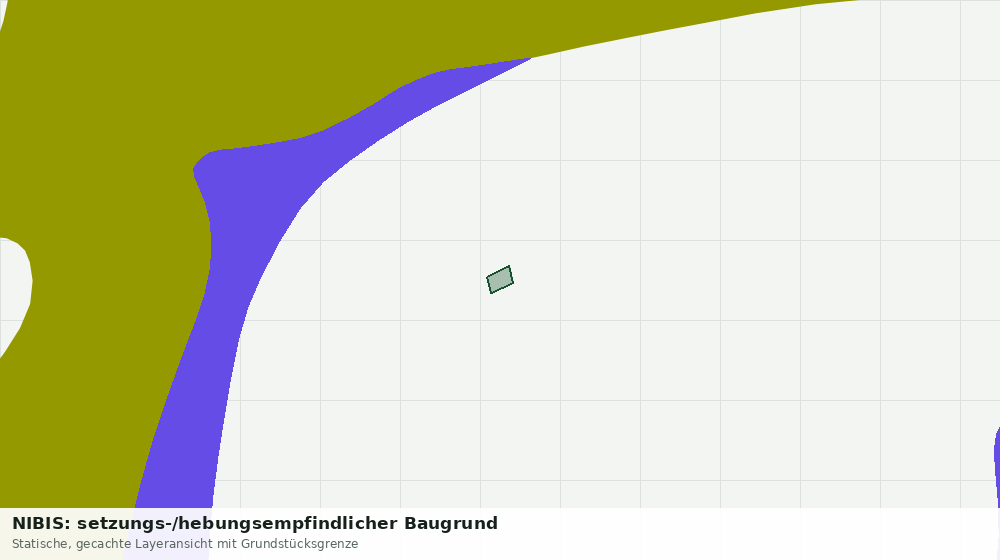 Statische Kartenansicht: NIBIS: setzungs-/hebungsempfindlicher Baugrund