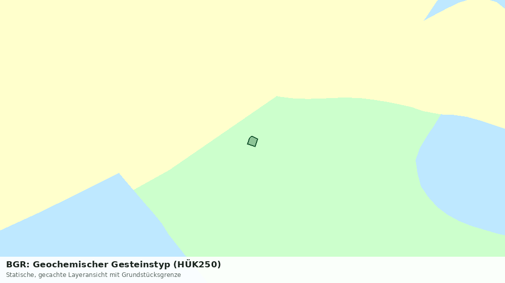 Statische Kartenansicht: BGR: Geochemischer Gesteinstyp (HÜK250)