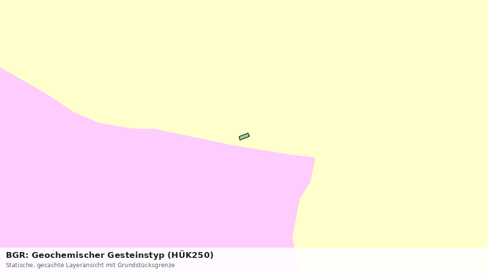 Statische Kartenansicht: BGR: Geochemischer Gesteinstyp (HÜK250)