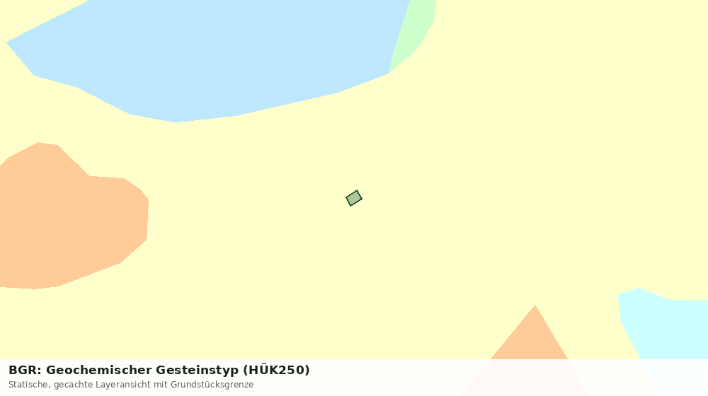 Statische Kartenansicht: BGR: Geochemischer Gesteinstyp (HÜK250)